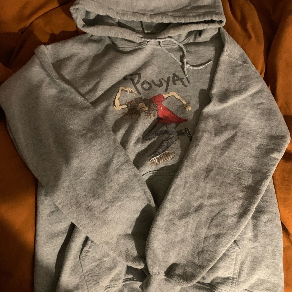 Gray Graphic Hoodie
